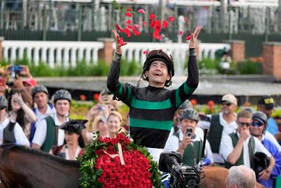 APTOPIX Kentucky Derby Horse Racing